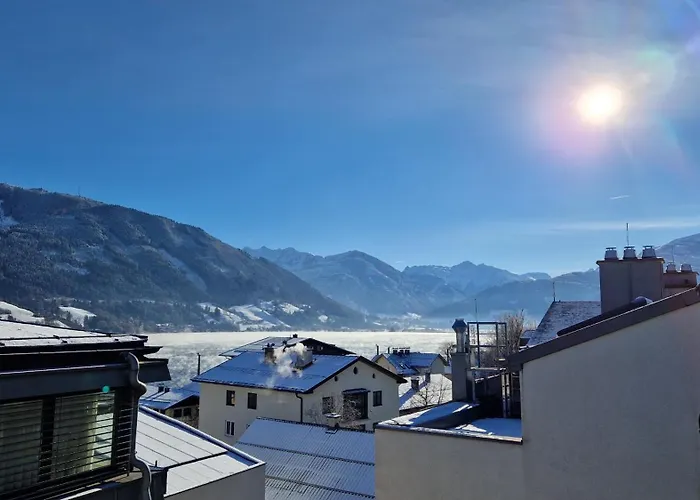 Penthouse Mountain And View, Terrace, Aircondition, Incl Summer Card Apartman Zell am See