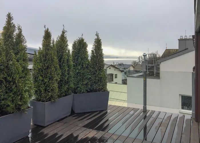 公寓 Penthouse Mountain And View, Terrace, Aircondition, Incl Summer Card